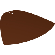 Large Figure Cape, 3 Holes Reddish Brown