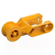 Duplo Digger Bucket Arm Double with Locking Ring Leuchtendes Hellorange