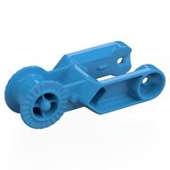 Duplo Digger Bucket Arm Double with Locking Ring Dunkelazur