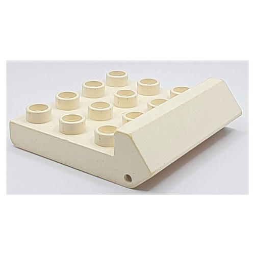 Duplo Boot Kabine 3 × 4 Dach Weiß