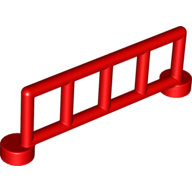Duplo Fence / Rail 1 × 6 with 5 Rails