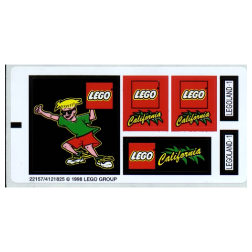 Stickerbogen für Set 3442-1 [Keine Farbe/Beliebige Farbe]