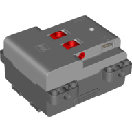 Hub, Powered Up 2-Port (Non-Bluetooth) - Clip Opening in Dark Bluish Gray