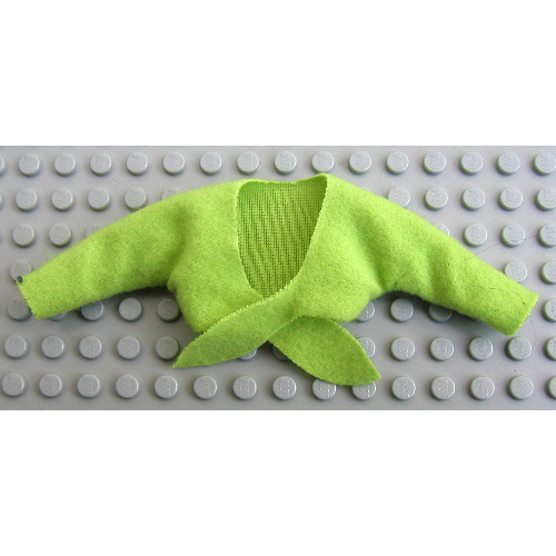 Scala, Crop Top, Child, Tie Front Medium Lime