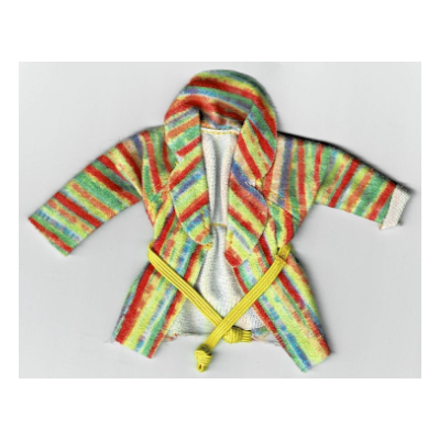 Scala, Jacket with Collar and Belt and Rainbow Pattern [No Color/Any Color]