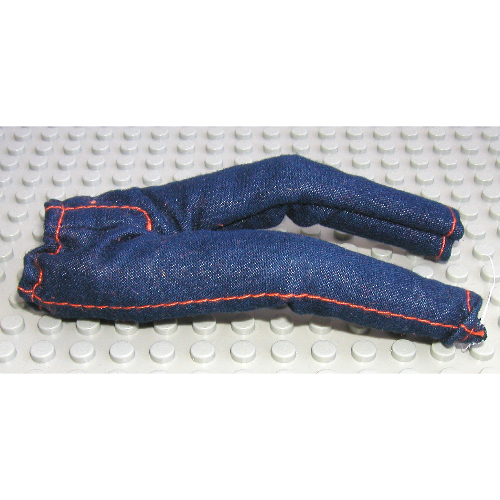 Scala, Jeans with Red Stitching Dark Blue