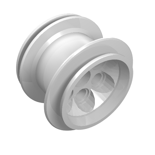 Wheel 49.6 × 28 VR with X Axle Hole White