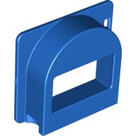 Duplo Door / Window / Mailbox Raised with 'Post' and Horn Print Blue