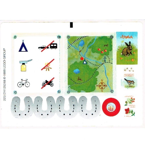 Sticker Sheet for Set 3143-1 [No Color/Any Color]