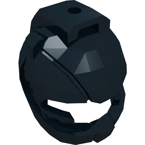 Helmet Space with Air Intakes and Hole on Top Schwarz