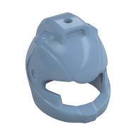 Helmet Space with Air Intakes and Hole on Top Sandblau