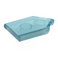 Tile Special 2 × 3 Pentagonal Opal Trans-Light Blue