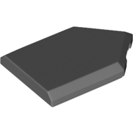 Tile Special 2 × 3 Pentagonal Dark Bluish Gray