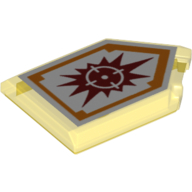 Fliese speziell 2 × 3 fünfeckig mit Nexo Power Shield (bedruckt) - Target