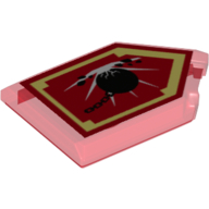 Tile Special 2 × 3 Pentagonal with Nexo Power Shield Print - Wrecking Ball Transparent-Rot