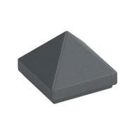 Brick Sloped 45° 1 × 1 × 2/3 Quadruple Convex [Pyramid] Flat Silver