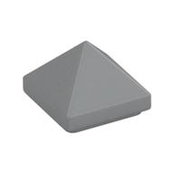 Brick Sloped 45° 1 × 1 × 2/3 Quadruple Convex [Pyramid] Light Bluish Gray