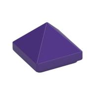 Brick Sloped 45° 1 × 1 × 2/3 Quadruple Convex [Pyramid] Dunkellila