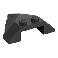 Brick Wedged, Sloped 4 × 4 Pointed Pearl Titanium
