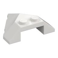 Brick Wedged, Sloped 4 × 4 Pointed Weiß