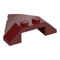 Brick Wedged, Sloped 4 × 4 Pointed Dark Red