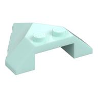 Brick Wedged, Sloped 4 × 4 Pointed Light Aqua
