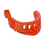Headwear Accessory Visor Grille and Antenna Trans-Neon Orange