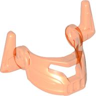 Headwear Accessory Visor with Horns Transparent-Neonorange