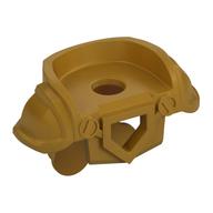 Minifig Neckwear Armor Breastplate with Shoulder Pads Large, Pentagonal Hole in Front and 4 Studs on Back Pearl Gold