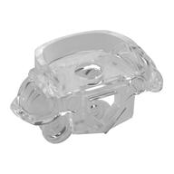 Minifig Neckwear Armor Breastplate with Shoulder Pads Large, Pentagonal Hole in Front and 4 Studs on Back Trans-Clear