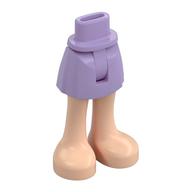 Minidoll Hips and Short Skirt with Light Nougat Legs print Lavender