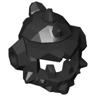 Helmet Angular with Side Holes Black