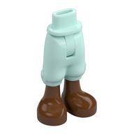 Minidoll Hips and Cropped Trousers with Reddish Brown Boots Print