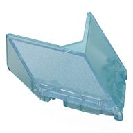 Windscreen 6 × 4 × 1 1/3 Pointed Opal Trans-Light Blue