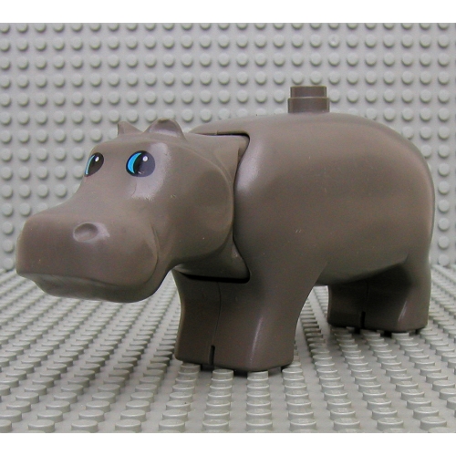 Duplo Animal Hippo, Adult Dunkelgrau