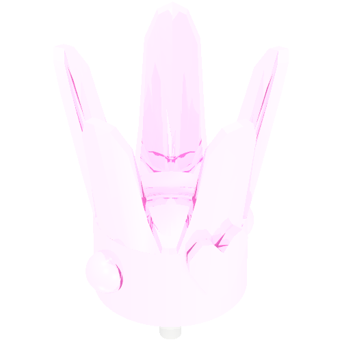Belville, Headwear, Crown Small Chrome Pink