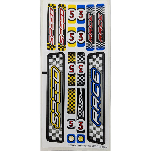 Sticker Sheet for Set 8238-1 [No Color/Any Color]