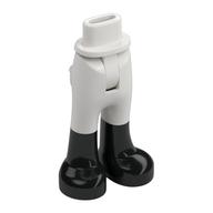 Minidoll Hips and Trousers with Back Pockets with Black Boots Print [Thin Hinge] White