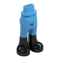 Minidoll Hips and Trousers with Back Pockets with Black Boots Print [Thin Hinge] Mittelblau