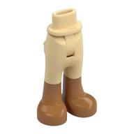 Minidoll Hips and Trousers with Back Pockets with Medium Nougat Boots print Tan