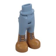 Minidoll Hips and Trousers with Back Pockets with Medium Nougat Boots print Sand Blue