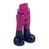 Minidoll Hips and Trousers with Back Pockets with Dark Blue Boots print Magenta