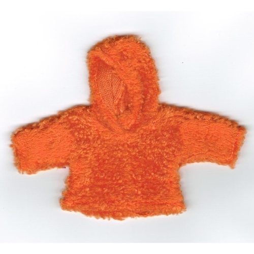 Scala, Sweater, Child, Fuzzy with Hood Orange
