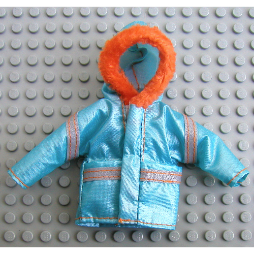 Scala, Jacket / Parka, Child, with Orange Trim Light Blue