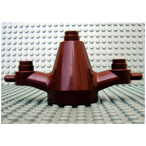 Duplo Plant Tree Trunk Segment with Branches Brown