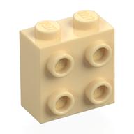 Brick Special 1 × 2 × 1 2/3 with 4 Studs on 1 Side Tan