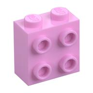 Brick Special 1 × 2 × 1 2/3 with 4 Studs on 1 Side Bright Pink
