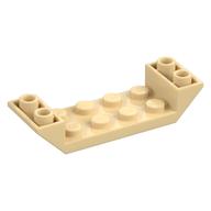 Brick Sloped Inverted 45° 6 × 2 Double with 2 × 4 Recessed Tan