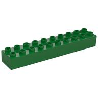 Duplo Brick 2 × 10 Green