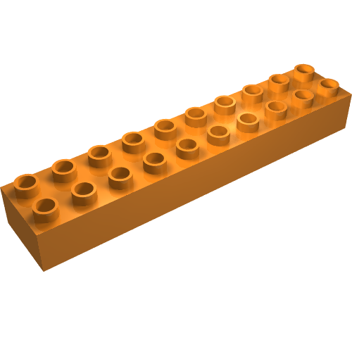 Duplo Stein 2 × 10 Orange